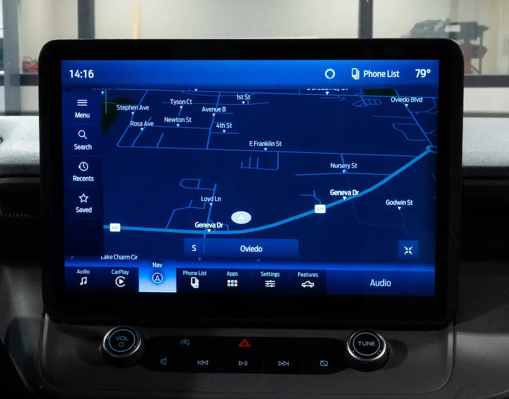 OEM Ford Maverick 12 inch touch screen upgrade navigation
