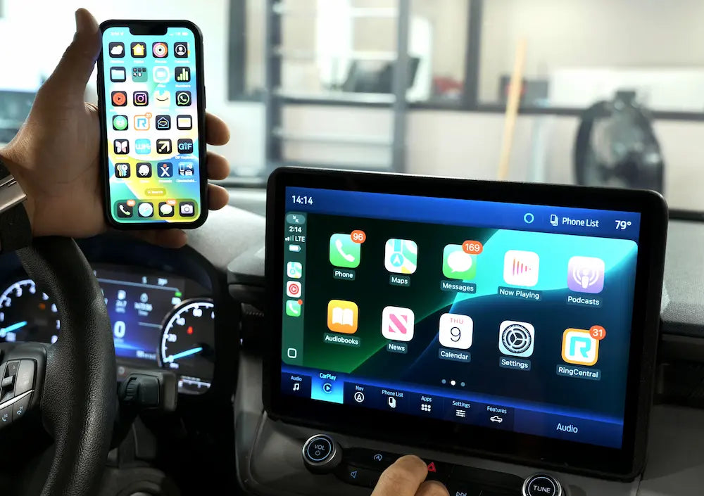 OEM Ford Maverick 12 inch touch screen upgrade
