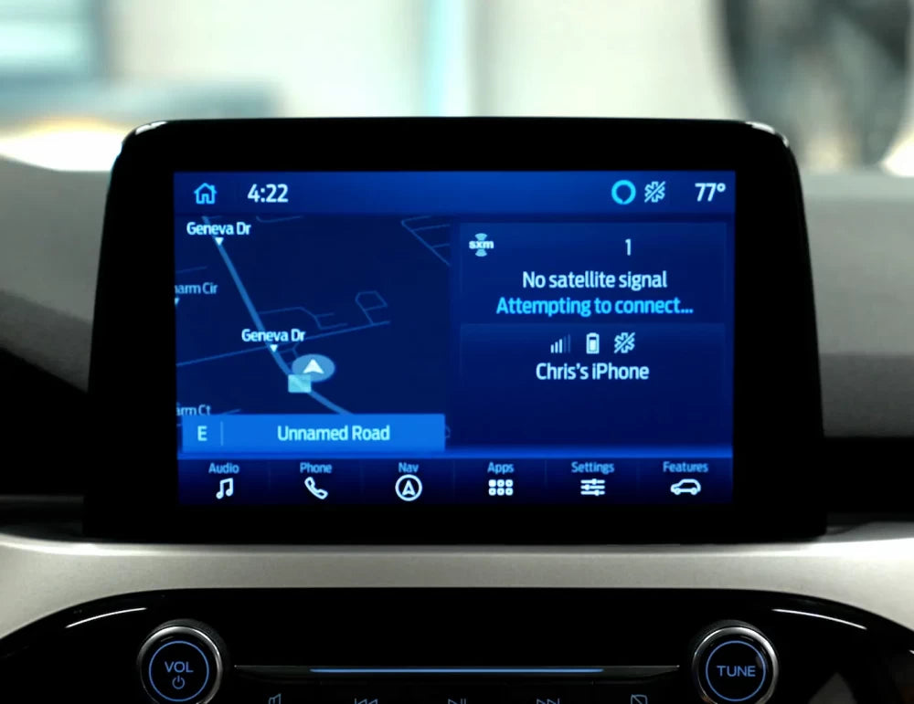 OEM Ford Escape 8-inch Sync 4 Touchscreen Upgrade Navigation
