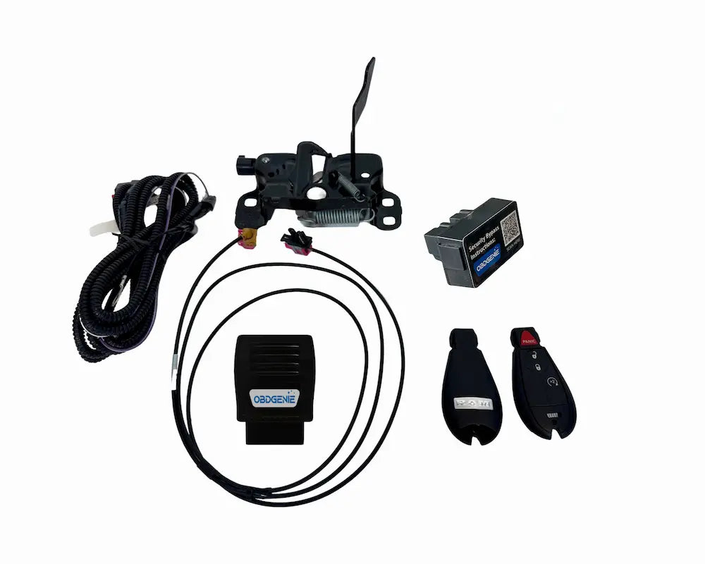 OEM-Mopar-Ram-Remote-Start-Upgrade-kit-with-DIY-OBD-Genie-Programmer-&amp;-bypass