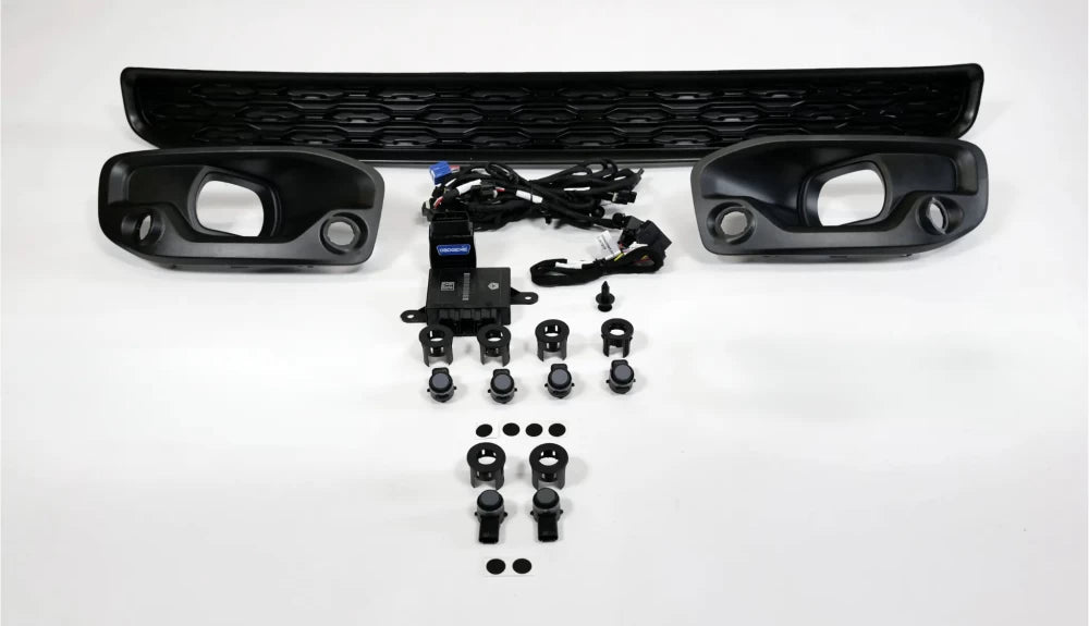 Ram HD Factory OEM ParkSense Front Park Assist halogen fog light bezels