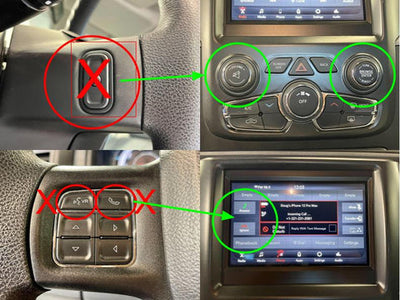 2014-2018 Ram 1500 UConnect 4™ UAG 7" Display Retrofit with Apple CarPlay™ I Android Auto™