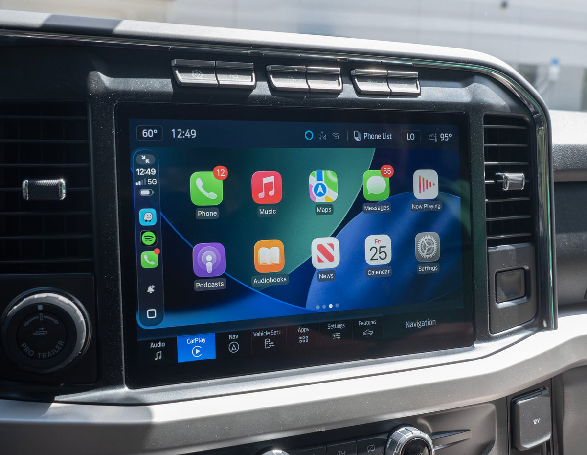 2023-2026 Ford F-250 F-350 SuperDuty Sync 4™ NAV 8" to 12" Touchscreen Display Upgrade