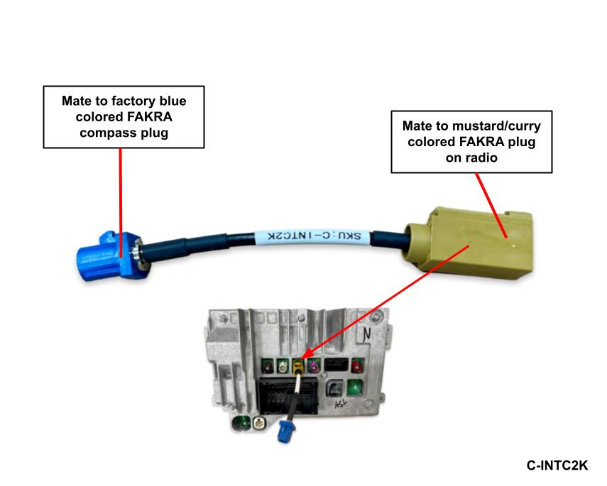 Universal FAKRA C to K Converter Cable