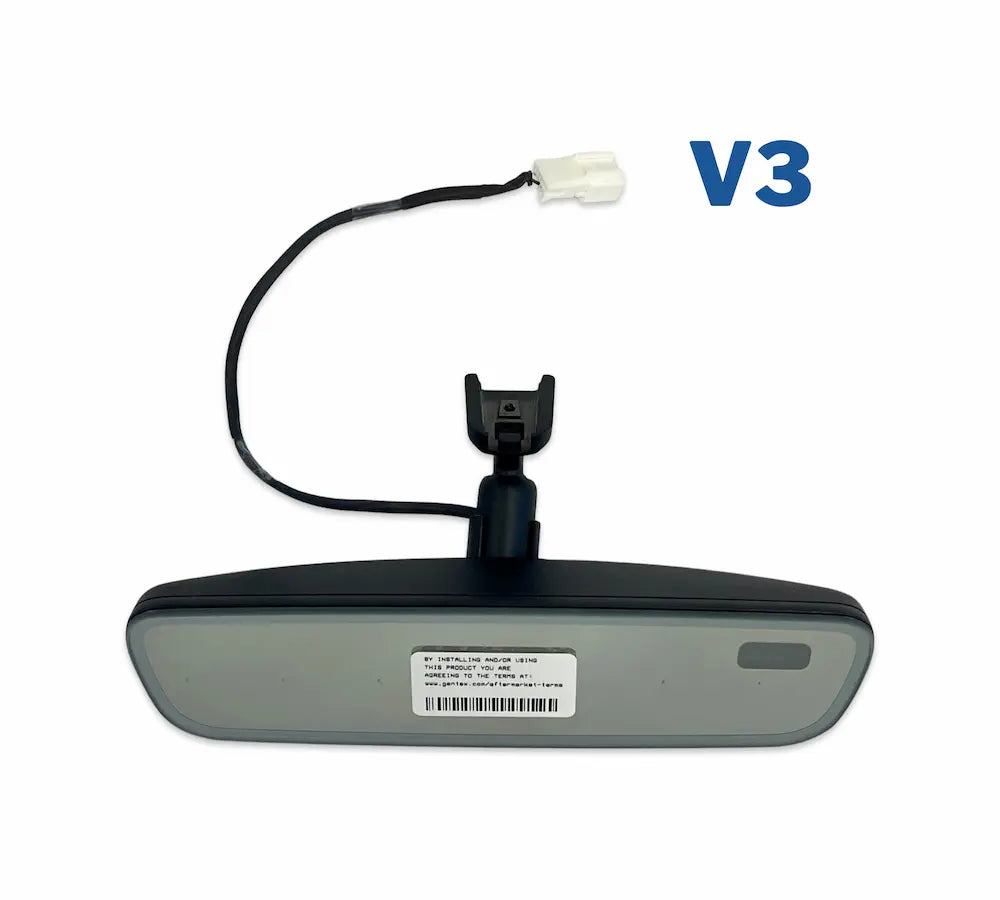 2016-2023 Toyota Tacoma Homelink Rearview Mirror with Auto Dim and Compass
