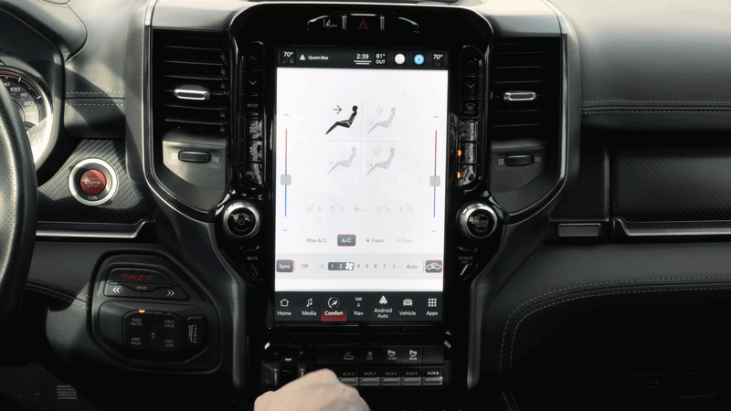ram 12 inch infotainment screen upgrade