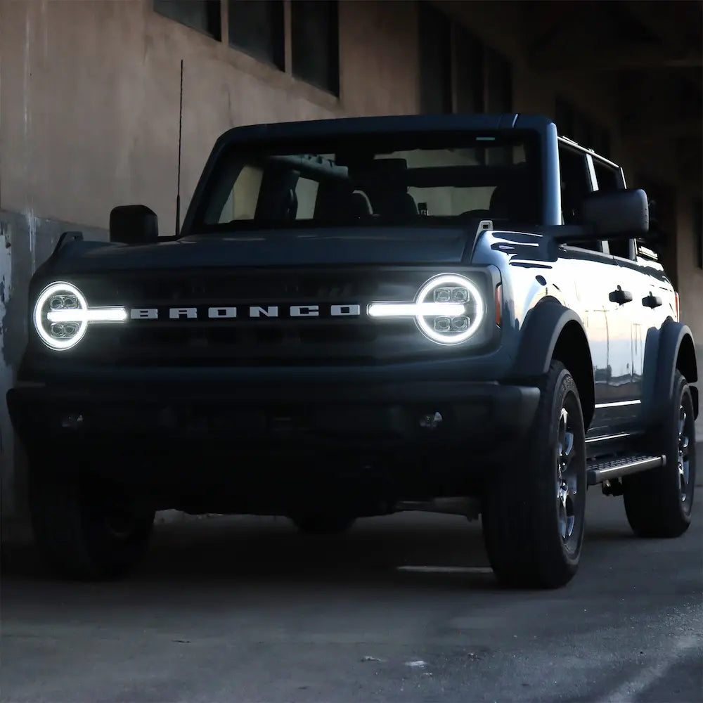 bronco halo head lights