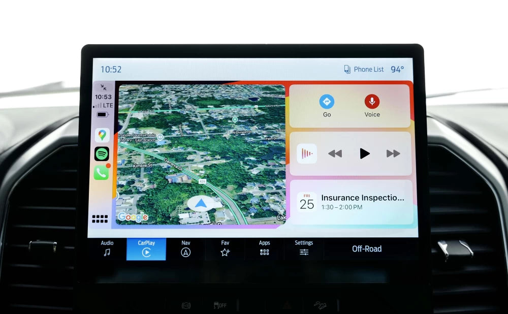 Ford Super Duty 12 inch screen upgrade retrofit