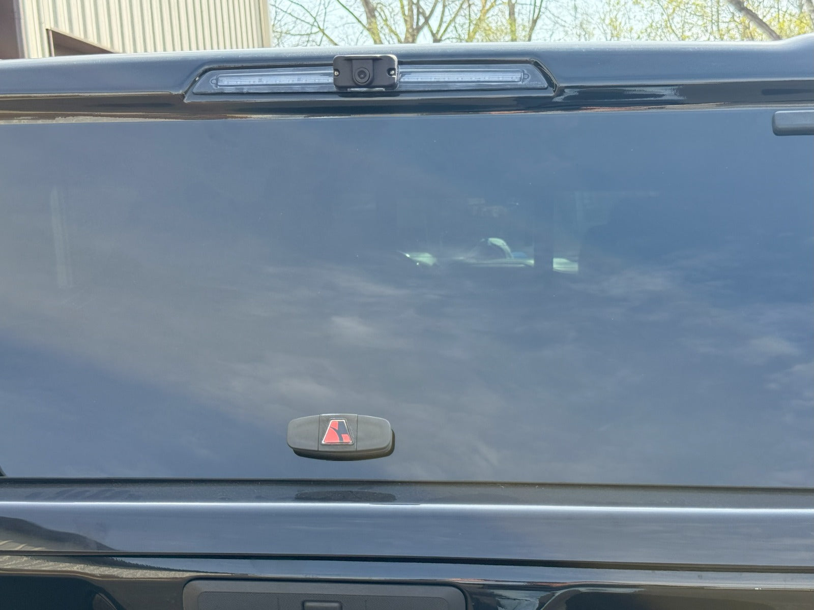 Factory digital mirror camera relocation kit for 2019-25 GM Trucks w/ LEER topper-Camera in Light