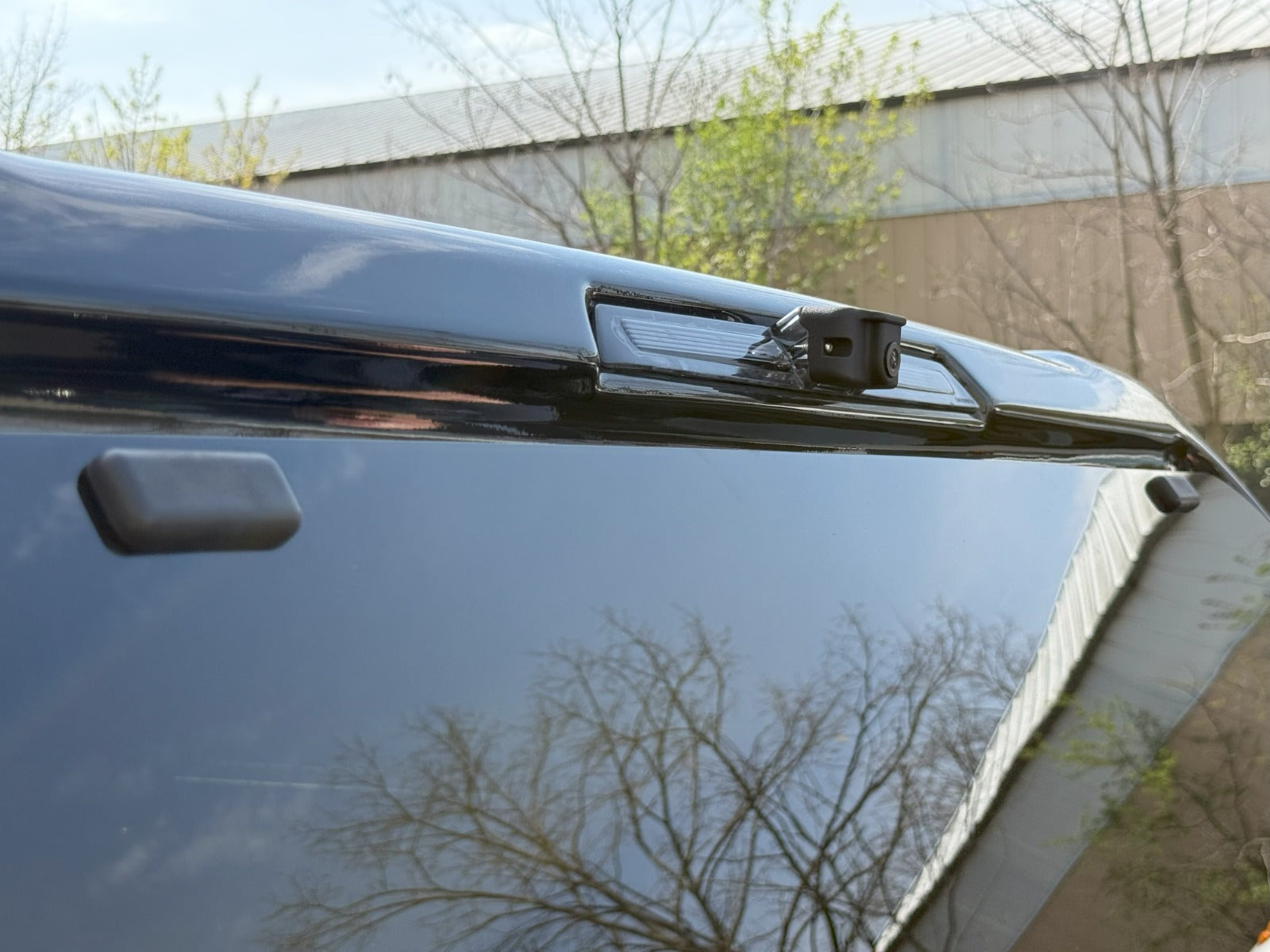 Factory digital mirror camera relocation kit for 2019-25 GM Trucks w/ LEER topper-Camera in Light