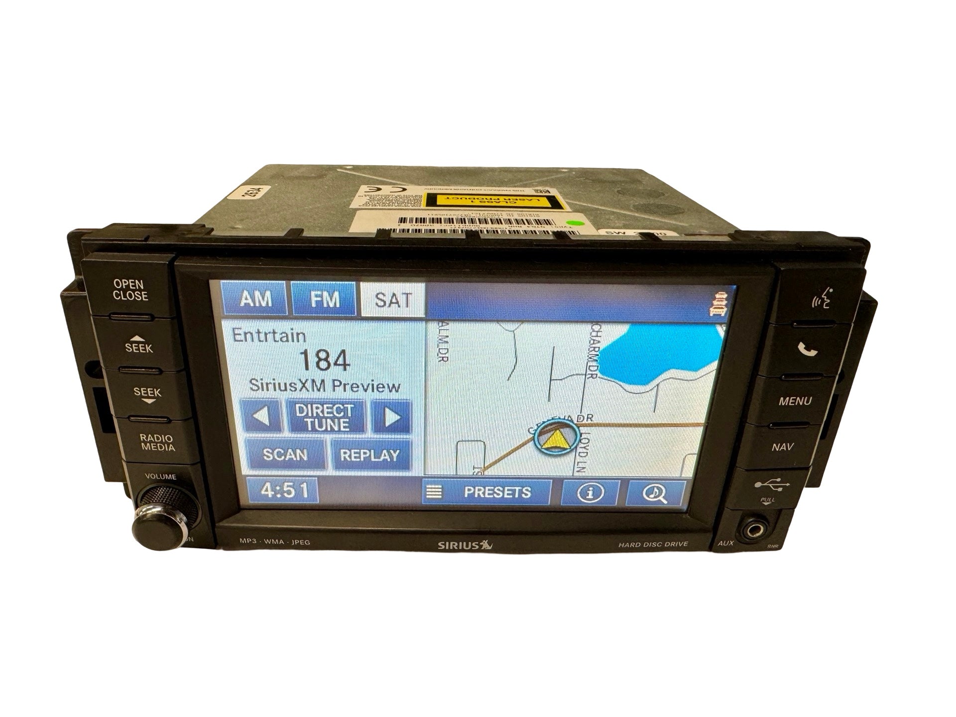 Mopar RHR 730N Navigation MyGIG Touchscreen Radio - Low Sp