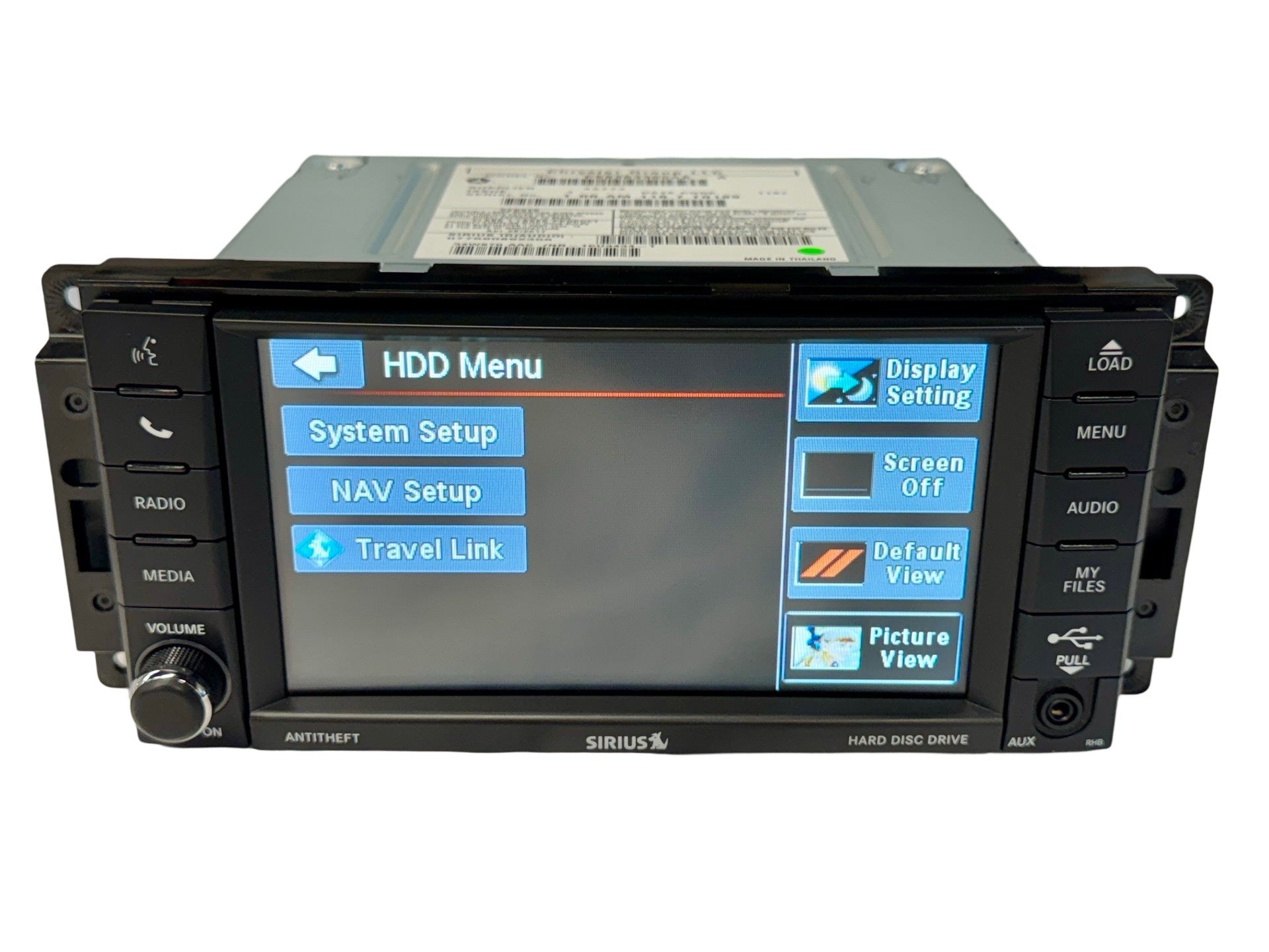 Mopar RHB 430N Garmin Navigation MyGIG Touchscreen Radio - High Sp Blue LED