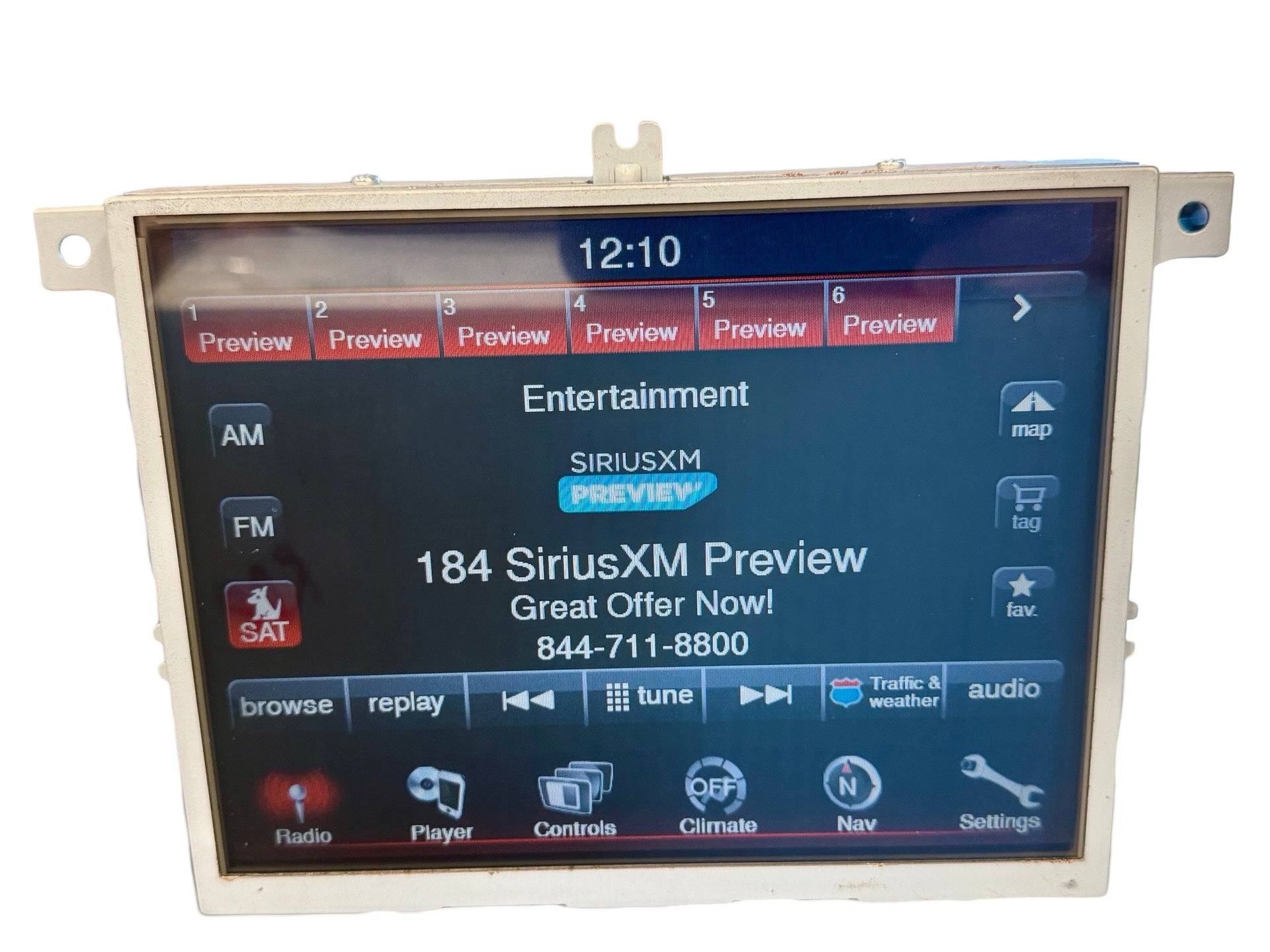 2011+ Dodge Journey Uconnect RB5 RE2 8.4-inch Display Touchscreen Assembly
