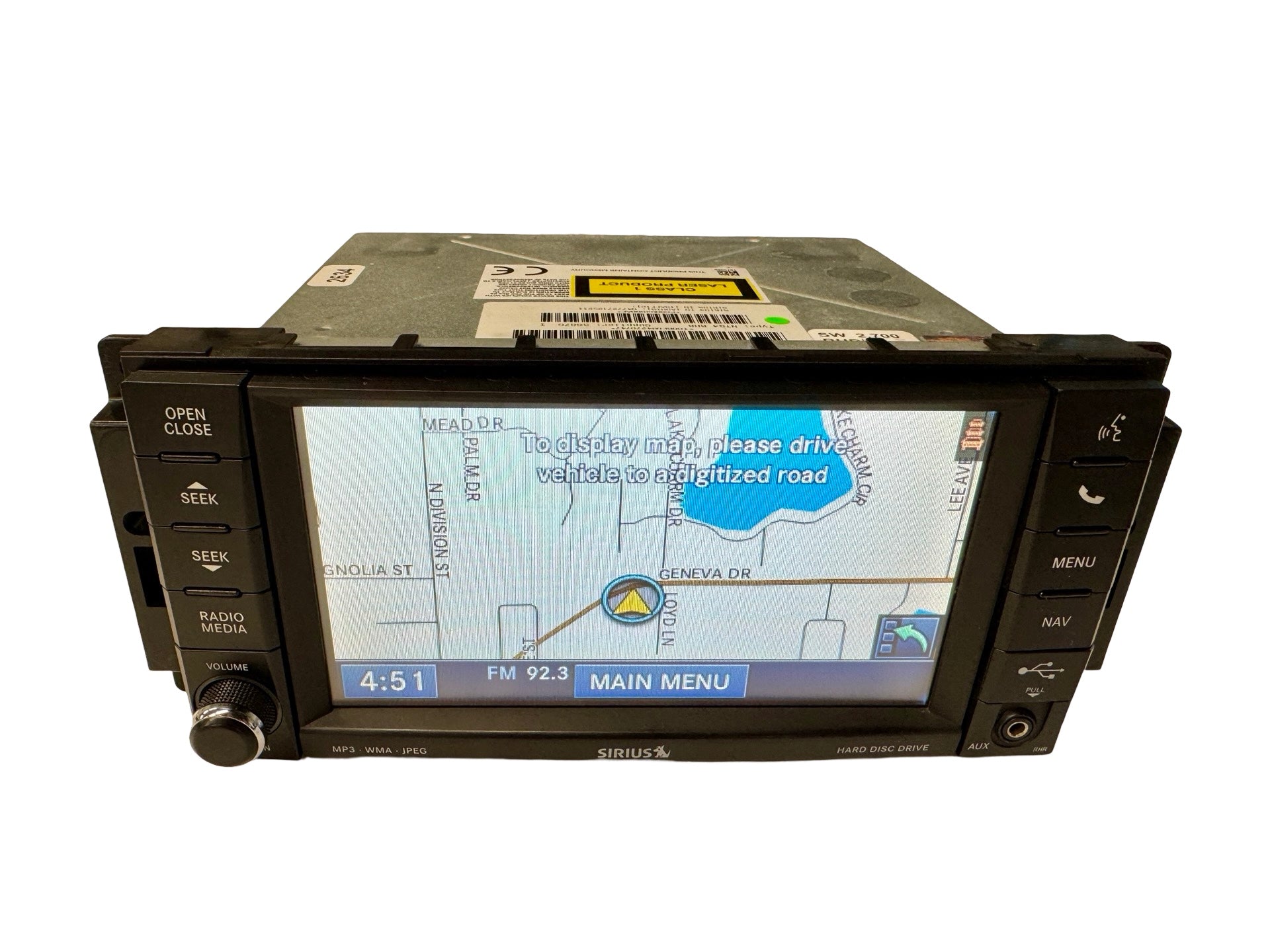 Mopar RHR 730N Navigation MyGIG Touchscreen Radio - Low Sp