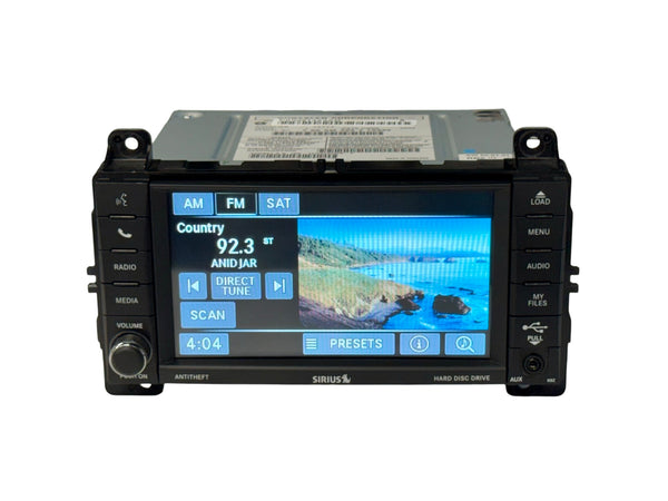 Mopar RBZ 430 MyGIG Touchscreen Radio - High Sp Top Mt Green LED