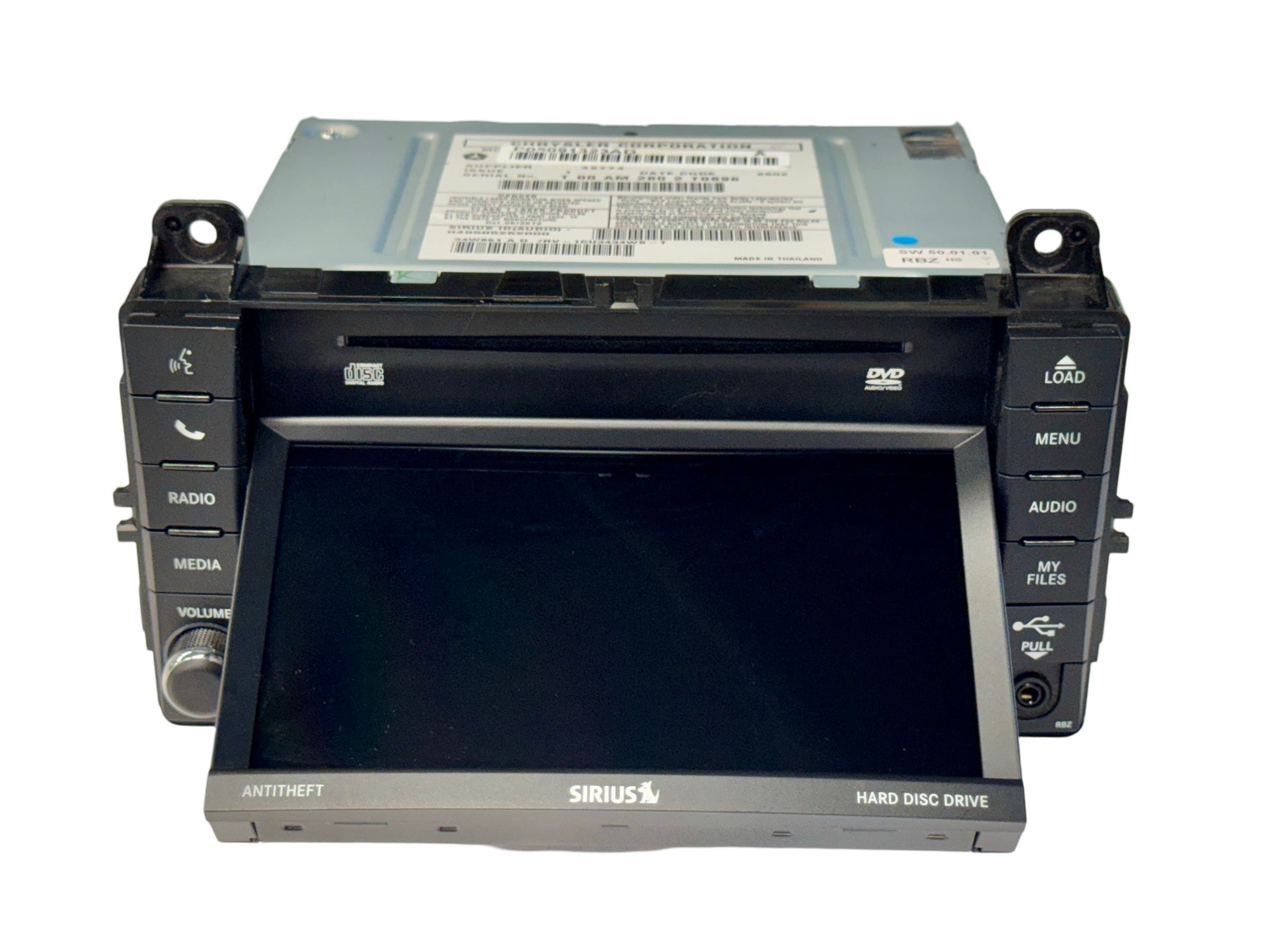 Mopar RBZ 430 MyGIG Touchscreen Radio - High Sp Top Mt Green LED