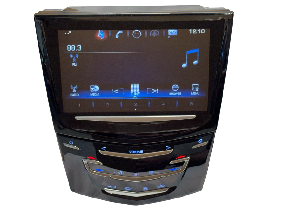 Replacement Service - 2013+ Cadillac Cue - 8-inch Touchscreen Display HVAC Control Center Stack - No Seat Features
