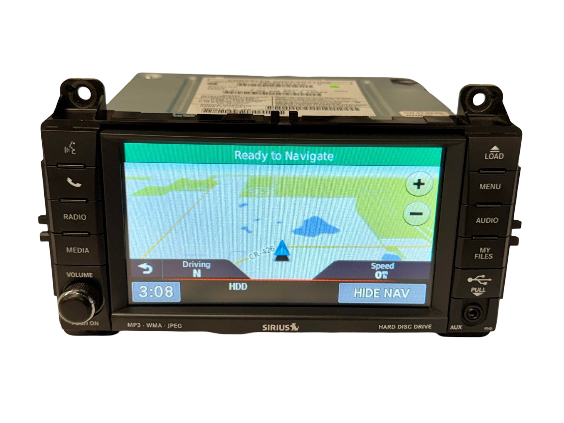 Mopar RHB 430N Garmin Navigation MyGIG Touchscreen Radio - High Sp Top Mt Blue LED