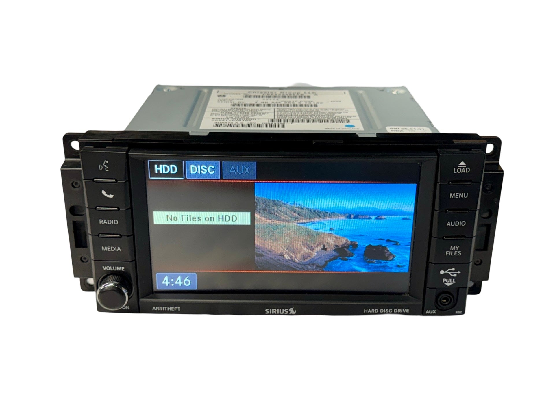 Mopar RBZ 430 MyGIG Touchscreen Radio - High Sp Blue LED