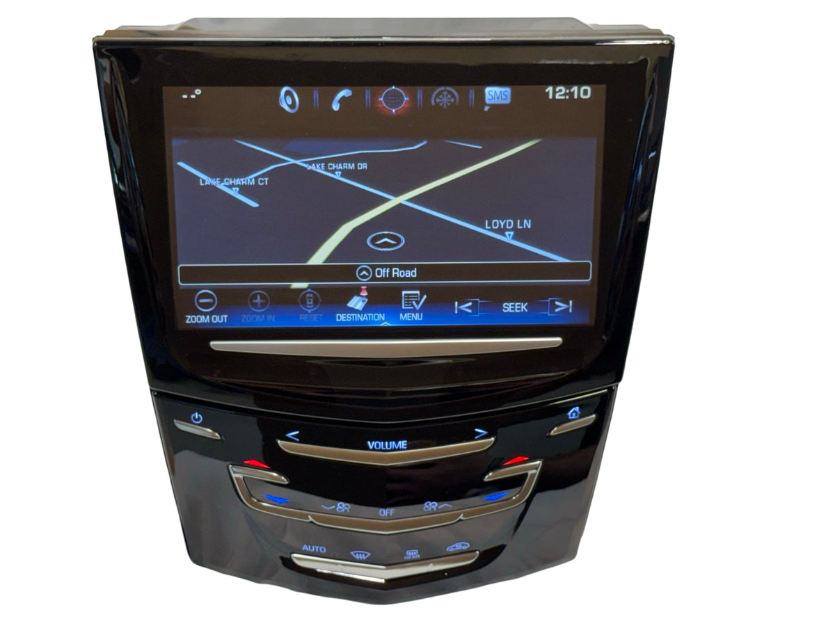 Replacement Service - 2013+ Cadillac Cue - 8-inch Touchscreen Display HVAC Control Center Stack - No Seat Features