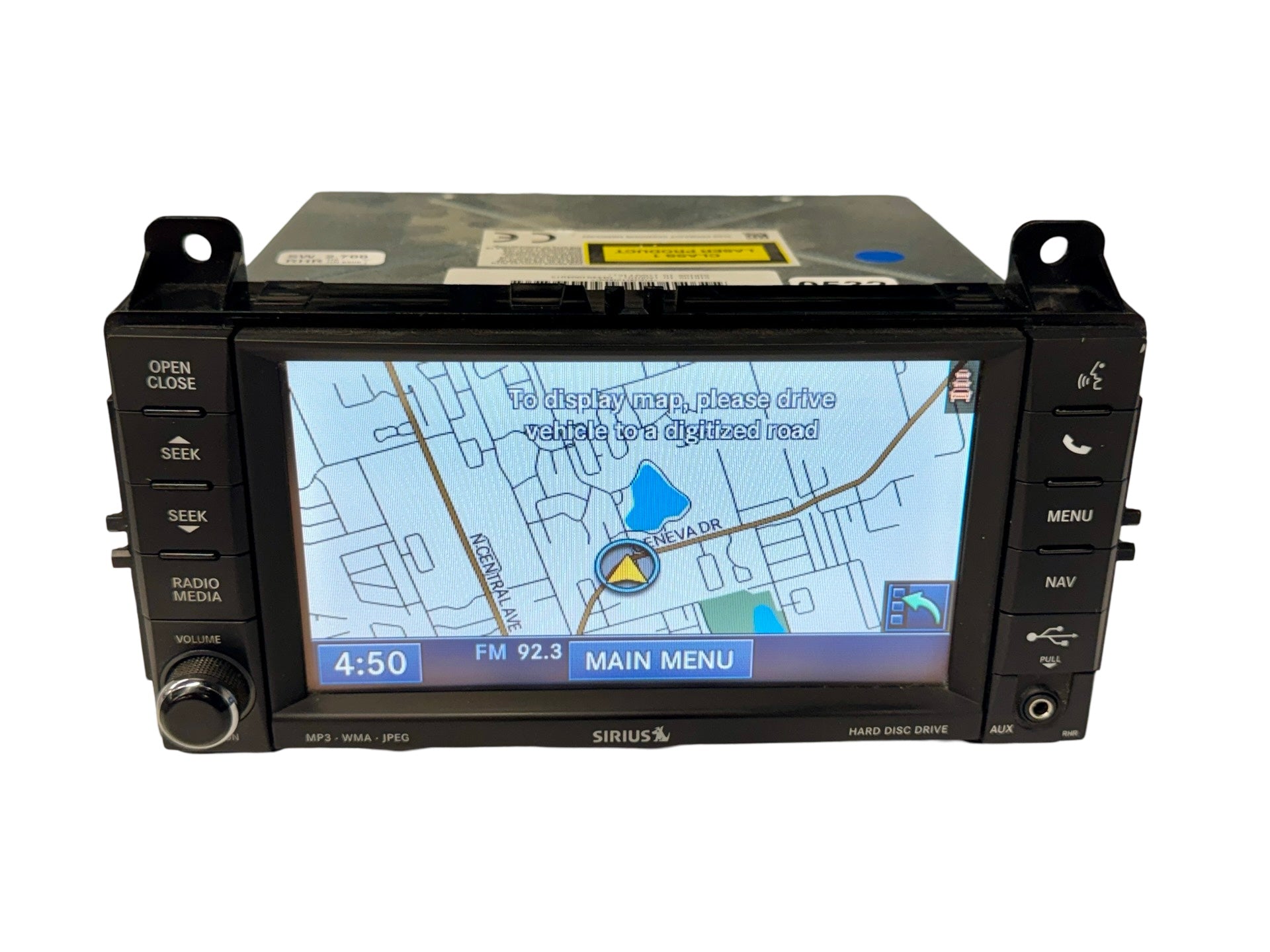 Mopar RHR 730N Navigation MyGIG Touchscreen Radio - High Sp Top Mt Green LED