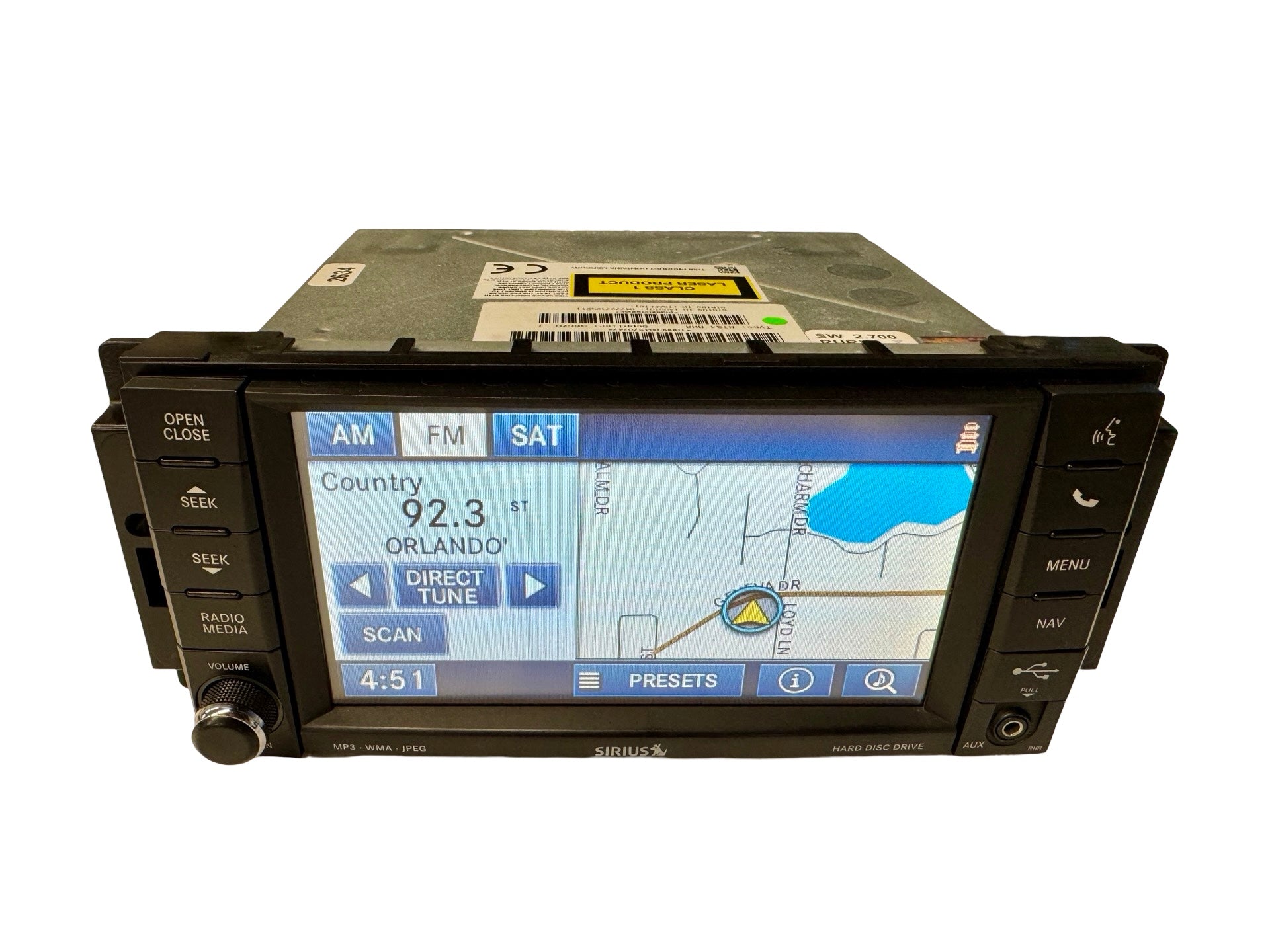Mopar RHR 730N Navigation MyGIG Touchscreen Radio - Low Sp