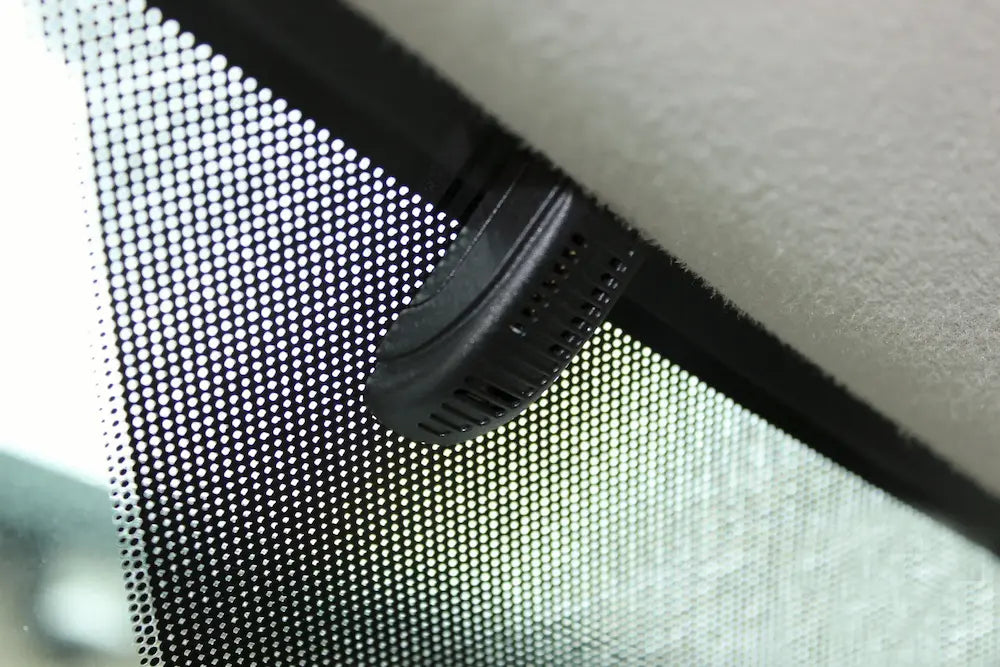windshield installed microphone